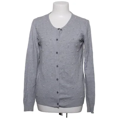 Cardigan (Gray) from Last Woman Elastane, Polyester, Viscose