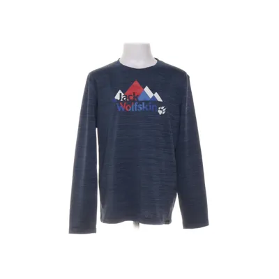 Långärmad t-shirt (Blå, Flerfärgad) från Jack Wolfskin Polyester