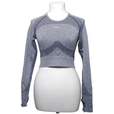 Crop top (Blå, Grå) fra Gymshark