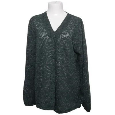 Pull-over (Vert) de Zizzi Fibre métallique, Polyester, Viscose