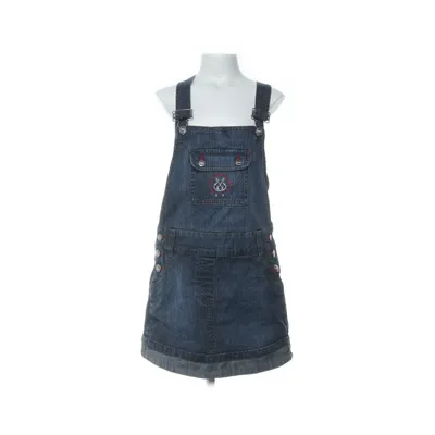 Hängselklänning (Blå) från Yigga Bomull, Elastan