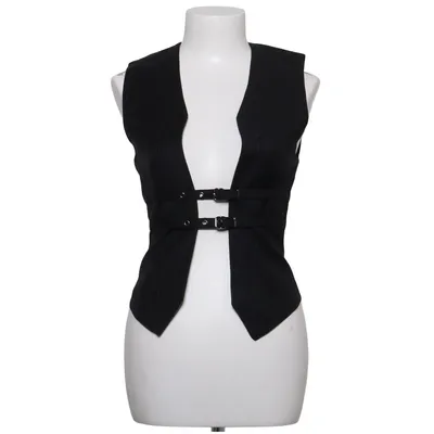 Gilet de costume (Noir) de MANURÍ Viscose, Laine
