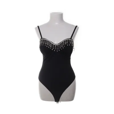 Body (Svart, Silverfärgad) från L&S Elastan, Polyester