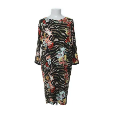 Klänning (Brun, Flerfärgad) från Du Milde Elastan, Viskos