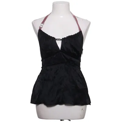 Haut dos-nu (Noir, Rose) de Karen Millen Acétate, Polyester, Soie