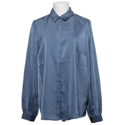 Blouse (Blue) from Ginger Accent Elastane, Polyester