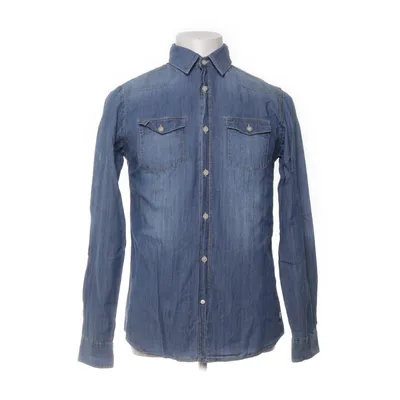 Denim blouse (Blauw) van Originals by Jack & Jones Katoen