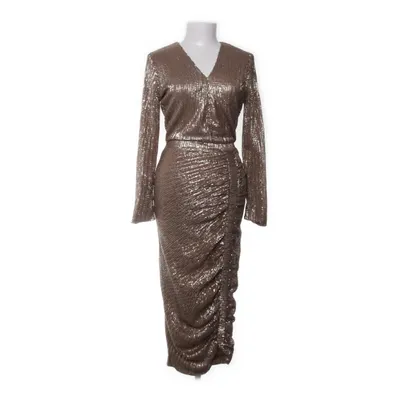 Aftonklänning (Guldfärgad, Brun) från Lavish Alice Elastan, Polyester