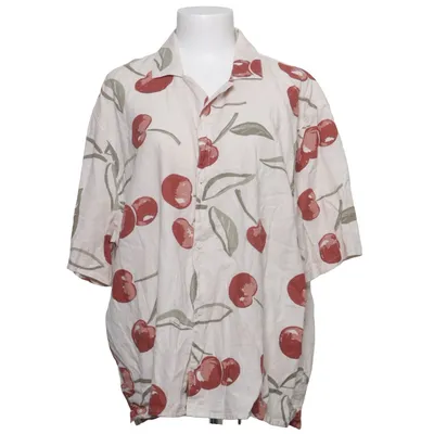 Short sleeve shirt (Beige, Red, Green) from Hollister Linen