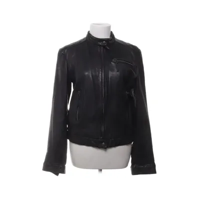Læderjakke (Sort) fra MDK Bomuld, Polyester, Læder