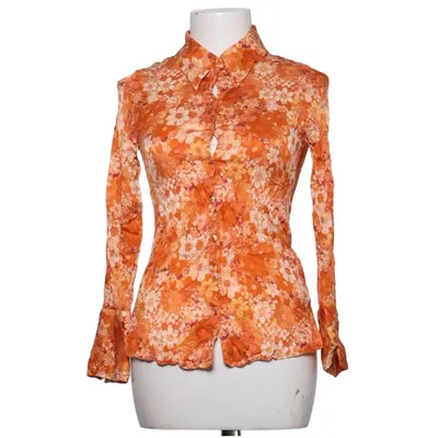 Hemd (Orange, Mehrfarbig) von The Kooples Seide, Viskose