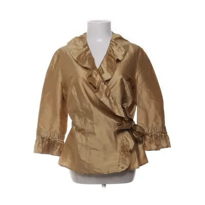 Wrap blouse (Gold) from Andiata Silk