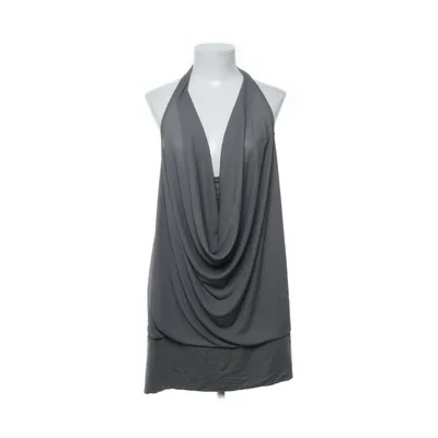 Halternecktopp (Grå) från Zizzi Elastan, Polyester, Viskos
