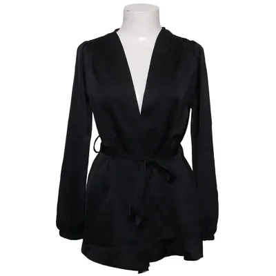 Wrap blouse (Black) from NA-KD Polyester
