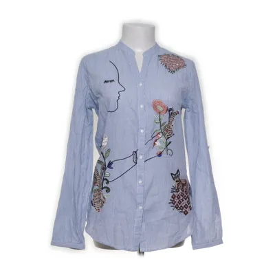 Blus (Blå, Vit, Flerfärgad) från Desigual Bomull