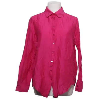 Chemise (Rose) de Massimo Dutti Coton, Soie