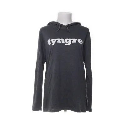 Huvtröja (Grå, Vit) från Anvil Polyester, Bomull