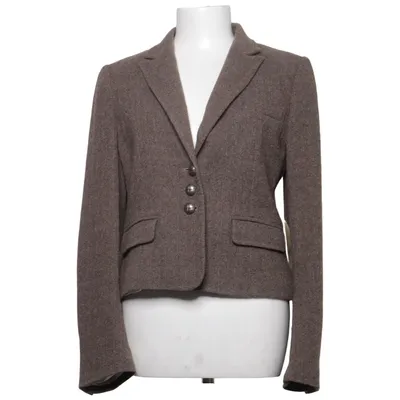 Blazer (Brown) from By Ti Mo Polyamide, Polyester, Viscose, Wool