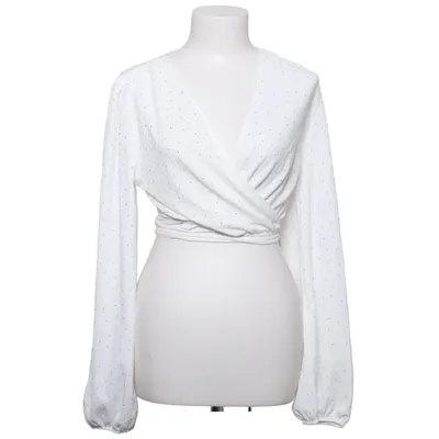 Wickelbluse (Rhinestone Crinkle Wrap Top) von Most Wanted Elasthan, Polyester