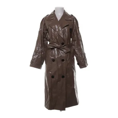 Trenchcoat (Brun) fra Meotine Elastan, Polyester, Kunstlæder, Viscose