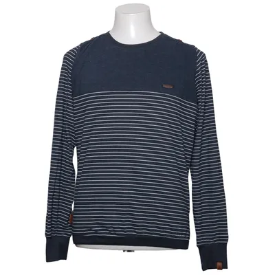Lange mouwen shirt (Blauw, Wit) van Alife and Kickin Katoen, Polyester