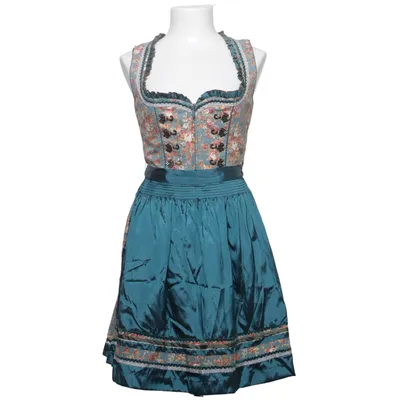 Dirndl (Blauw, Meerkleurig) van Krüger Polyester