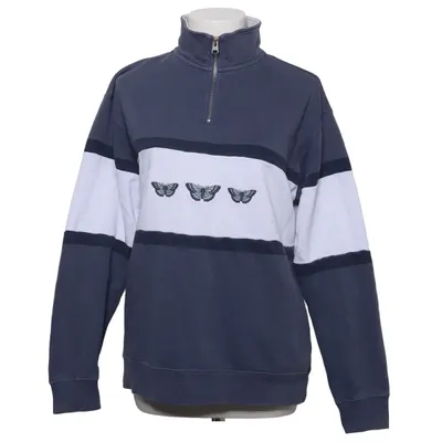 Sweatshirt (Bleu, Blanc) de Ghanda Coton, Polyester