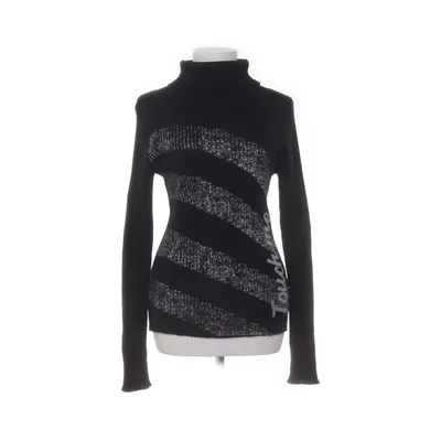 Turtleneck (Black, Silver) from Giorgia Netti Polyamide, Wool