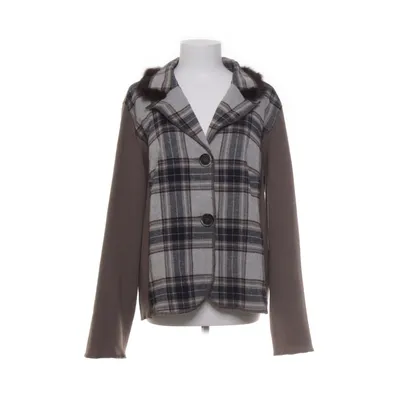 Blazer (Brun, Flerfarvet) fra Merrytime Akryl, Elastan, Nylon, Uld