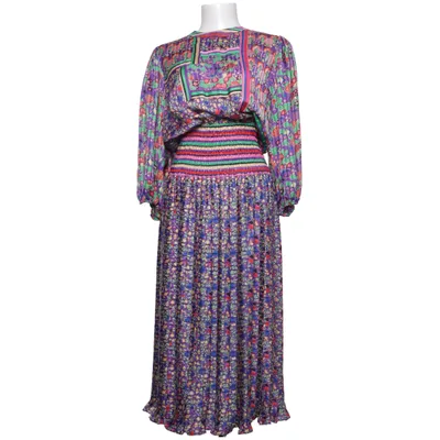 Maxikjole (Lilla, Flerfarvet) fra Diane Freis Polyester