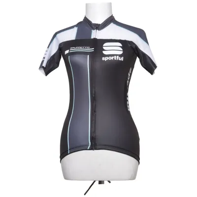 Cykeltrøje (Sort, Grå, Blå) fra Sportful Elastan, Polyester