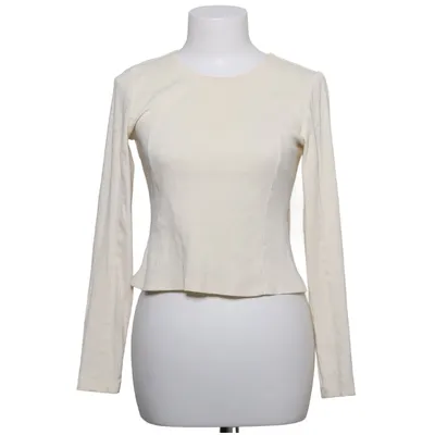 T-shirt à manches longues (Blanc) de Queen of Jetlags x NA-KD Coton, Élasthane