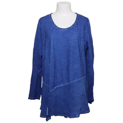 Top (Blauw) van Tredy Katoen, Viscose