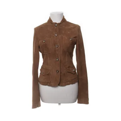 Leather jacket (Brown) from Polo Jeans Ralph Lauren Acetate, Leather
