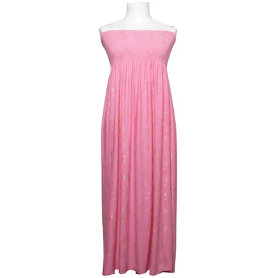 Långklänning (Rosa, Guldfärgad) från Zanca Sonne Elastan, Polyester
