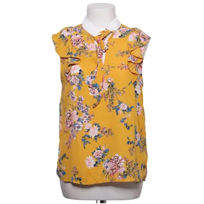 Top (Yellow, Multicolored) from Monteau Polyester