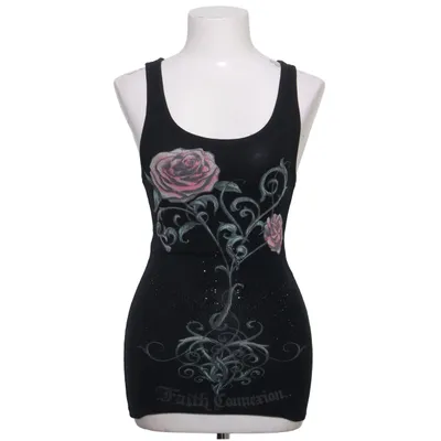 Tanktop  (Sort, Flerfarvet) fra Faith Connexion Elastan, Modal