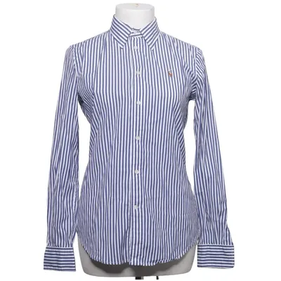 Chemise (Bleu, Blanc) de Polo Ralph Lauren Coton, Élasthane, Polyamide