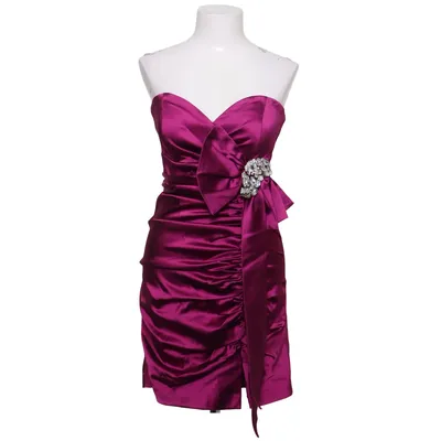 Cocktailjurk (Lila) van Paula Richi Acetaat, Elastaan, Polyamide