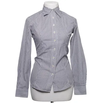 Buttondown-skjorta (Vit, Svart) från TM Lewin Bomull