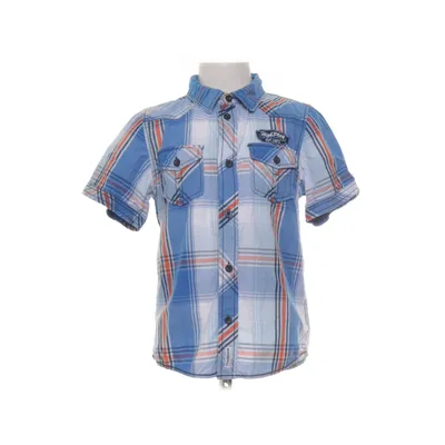 Kortärmad skjorta (Blå, Vit, Orange) från Kids by Lindex Bomull