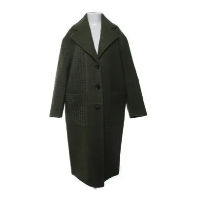 Frakke (Grøn) fra Lala Berlin Polyester, Viscose, Uld