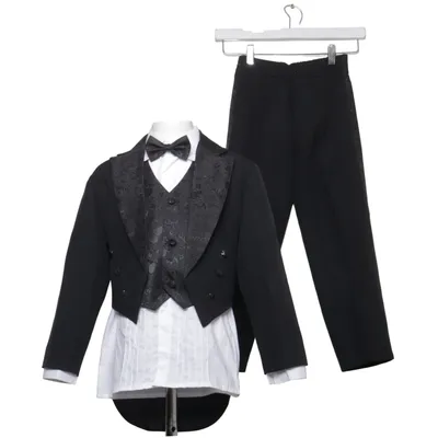 Frack (Svart, Vit) från Weikexi Bomull, Polyester