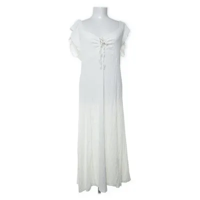 Maxi jurk (Wit) van Lager 157 Elastaan, Polyester