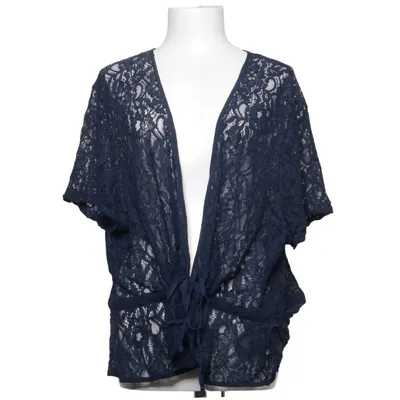 Wrap top (Blue) from Aprico Cotton, Polyamide, Polyester