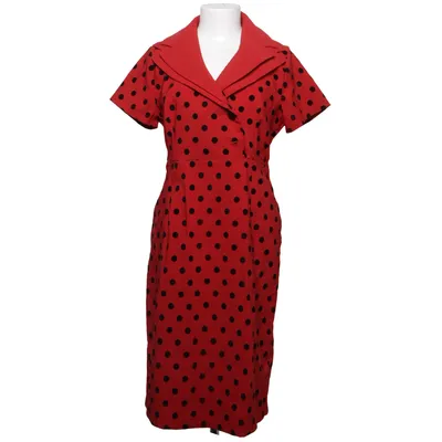 Kleid (Rot, Schwarz) von Collectif Baumwolle, Elasthan