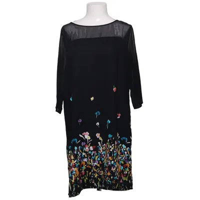 Dress (Black, Multicolored) from Surkana Polyester