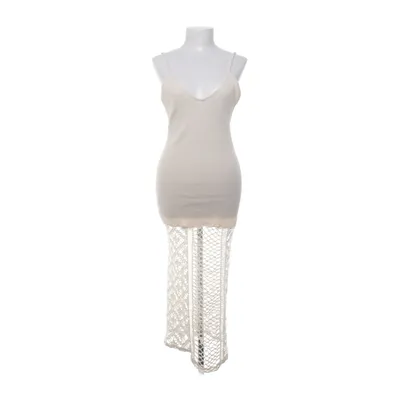 Långklänning (Beige) från Zara Polyester, Bomull, Elastan