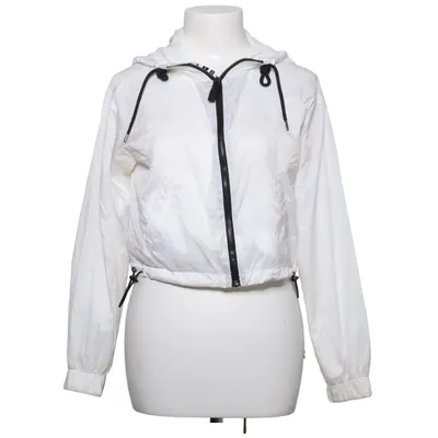 Regenjack (Wit) van Bershka_BSKGIRL Polyamide, Polyester