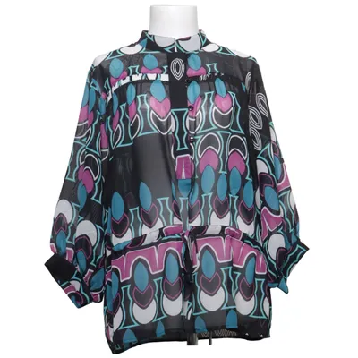 Blus (Svart, Blå, Lila, Vit, Flerfärgad) från Fransa Bomull, Polyester